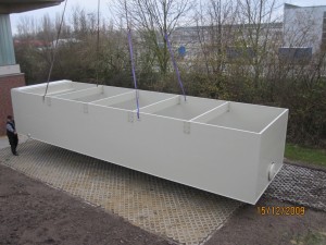 Kunststoffschweißen PP Behälter für Biofilteranlage PP Behälter Echtner + Nimsgarn bio-desodor Filterservice GmbH